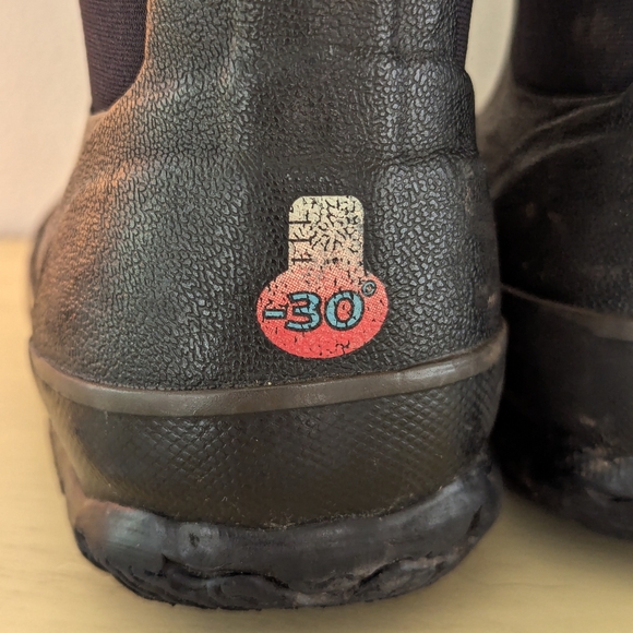 Bogs Classic High Waterproof Insulated Rubber Neoprene Rain Snow Boot Unisex 7c - Picture 3 of 6